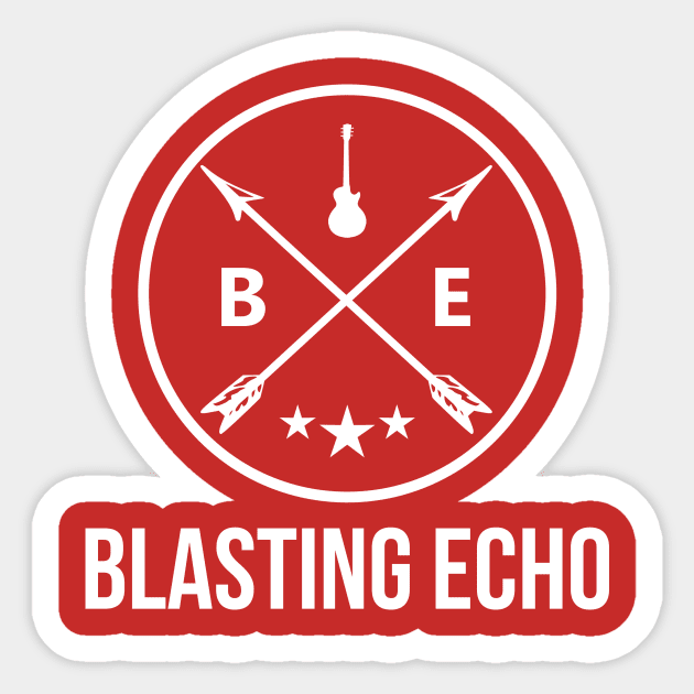 Blasting Echo Emblem White Sticker by BlastingEcho